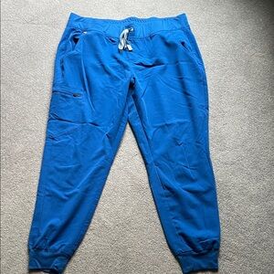 Figs Women's Blue Jogger Scrub Pants